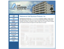 Tablet Screenshot of gulfaluminum.com